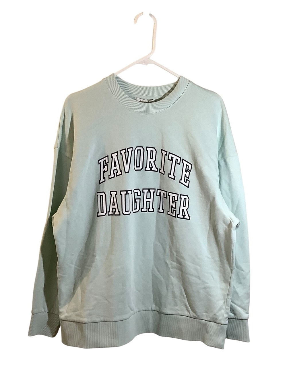 Brand New Favorite Daughter Collegiate Sweatshirt in Seafoam Green